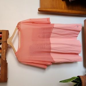 Active Booty Pink Mesh Tee